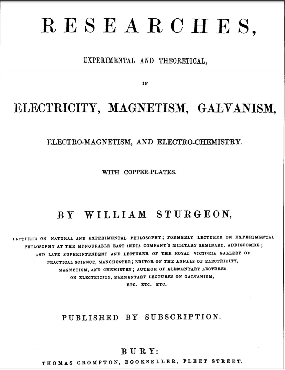 William Sturgeon